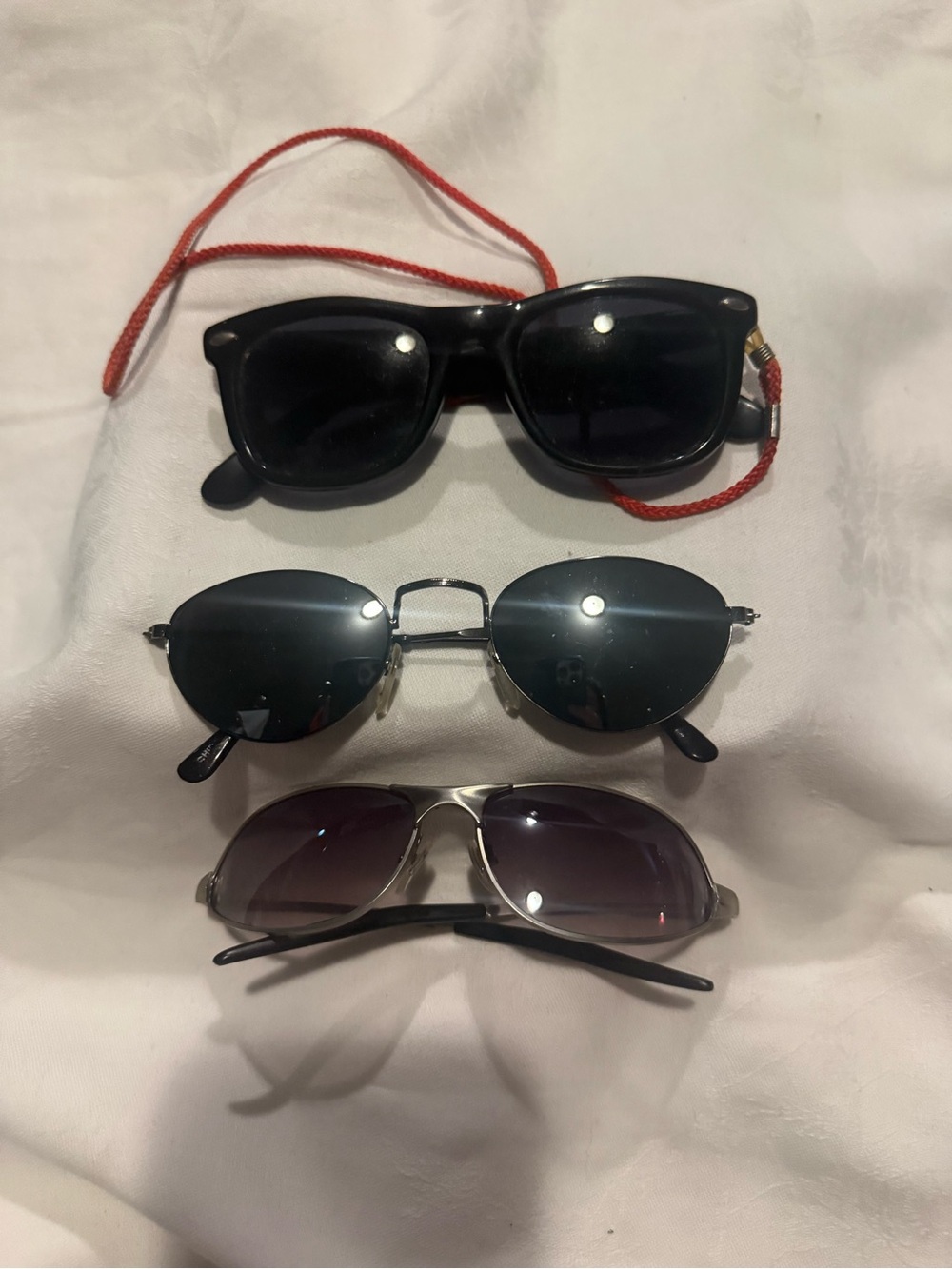 3 Pairs Of Vintage Sunglasses